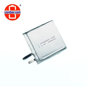 Actif RFID étiquette souple emballé li-polymère batterie CP505050 3V 3000mAh
