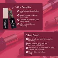 Brillant à lèvres hydratant personnalisé Vente en gros Huile pour les lèvres hydratante végan Rouge à lèvres mat à haute teneur en pigments avec pinceau doux au toucher