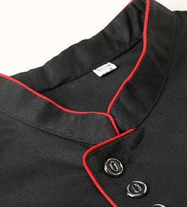 Uniformes de chef profesional Chaquetas de cocina de manga larga transpirables para restaurantes Cocinas comerciales - Product Image 6