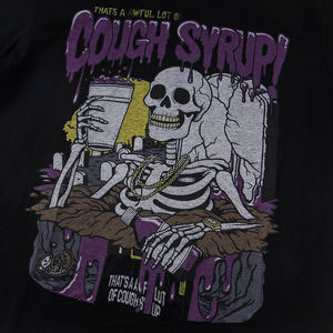 Camiseta de Hombre de Algodón de Manga Corta con Estampado de Grafiti Vintage de Moda Urbana, Camiseta con Estampado de GRAN CANTIDAD de Jarabe para la Tos, ¡Gran Oferta! - Product Image 3