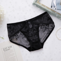 String Sexy en dentelle, Lingerie Invisible pour Femme, Culotte sans couture, sous-vêtements pour dames, Tanga, jupe-Culotte transparente