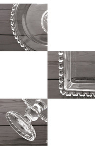 Assiettes à gâteau en verre pour le Dessert, assiettes de fruits Banquet, grand ustensiles de cuisine, assiettes à gâteau 1 pièce - Product Image 5