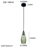 Lustre suspendu en verre de style nordique moderne, luminaires décoratifs industriels pour cuisine, restaurant, îlot