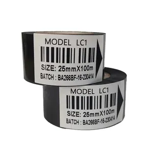 Black 30*100 hot stamping foil ribbon for coding machine