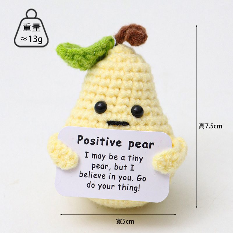 Poire jaune clair + carte P