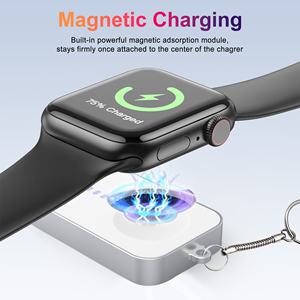 Cargador inalámbrico portátil Llavero 1000mAh Banco de energía de viaje magnético para Apple Watch 9 Ultra para <span class=keywords><strong>Samsung</strong></span> para Galaxy 6 5 - Product Image 6