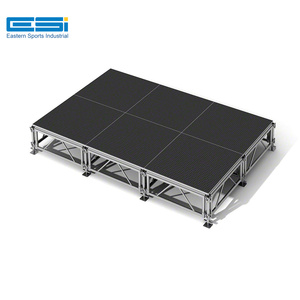 Escenario de aluminio portátil ligero ESI para un fácil transporte para conciertos y actuaciones, pantallas de armazón para eventos - Product Image 2