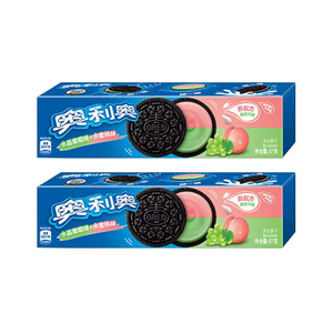 Vente en gros de biscuits sandwichs saveur double fruit (raisins et pêches) crémeux et exotiques, très demandés, en boîte - Product Image 1