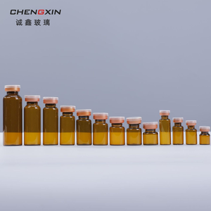 Viales de polvo liofilizados transparentes de 10ml, muestra de esencia de 2ml, botellas de vidrio marrón, ampollas de 30ml para crema facial - Product Image 1