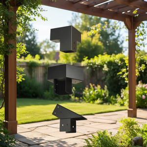 Kit di Staffe per Pergola 4x4 Pollici con Connettori a 3 e 4 Vie da 3.5x3.5 per Gazebo e Padiglioni - Product Image 2