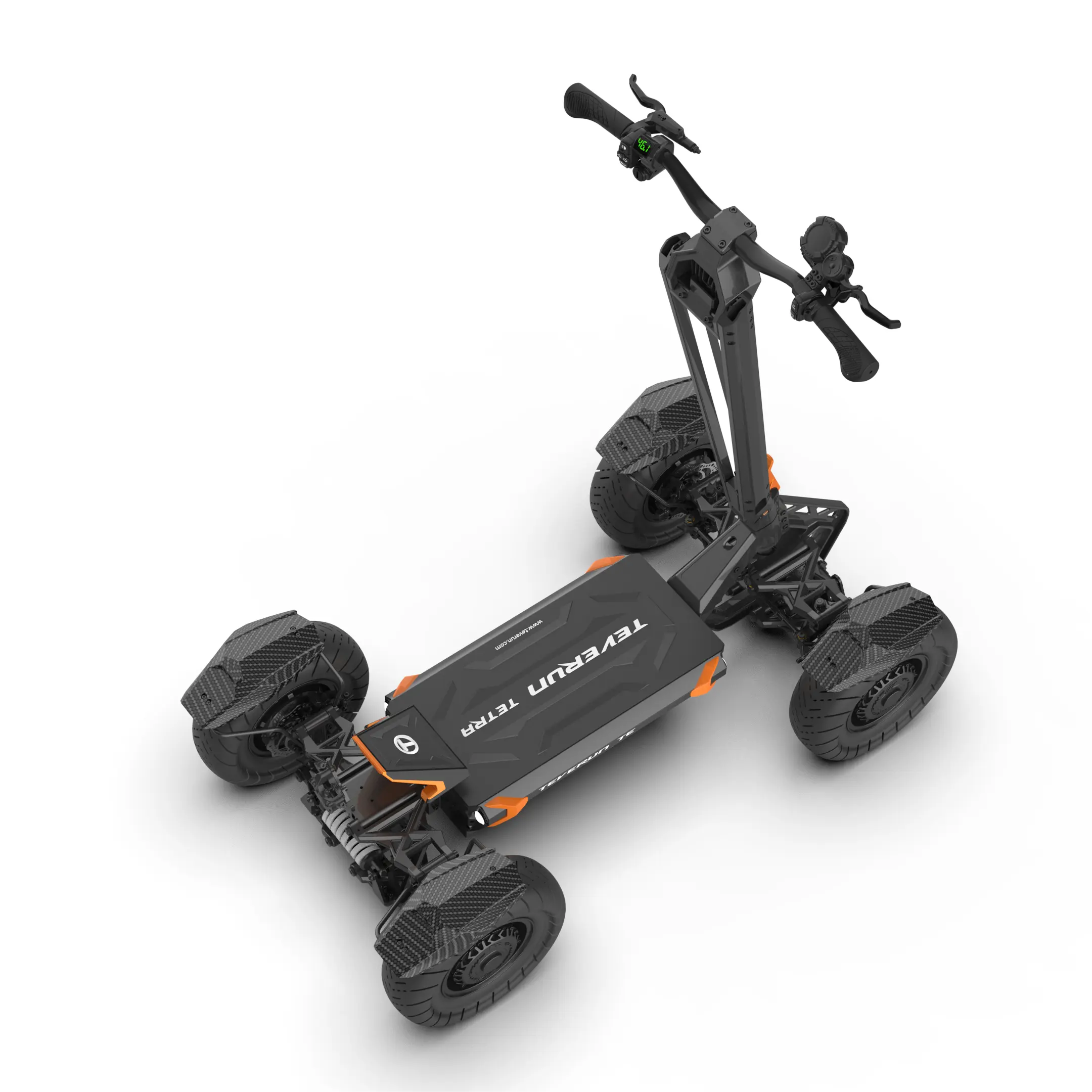 Nuovo arrivo quattro ruote scooter elettrico Made in China TeverunTetra 60V 60Ah batteria