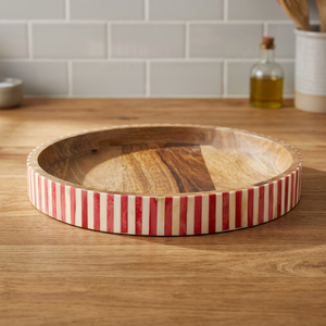 Bandeja de Servir de Madera Hecha a Mano, Desechable, Sin Acabado, Ecológica, Decorativa, Apta para Lavavajillas y Microondas, para Uso en Catering - Product Image 1