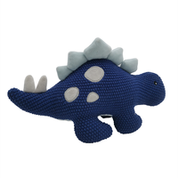 Jouet en peluche fait main Kawaii DIY en coton doux pour bébé, crocheté, animaux tricotés (Dragon, Dinosaure), tailles personnalisées, vente en gros