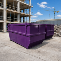 Bacs à déchets empilables, norme australienne, construction en acier robuste, bacs de traitement des déchets, fabrication directe, tailles personnalisées disponibles