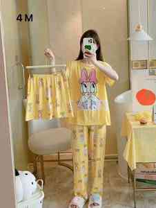 Vêtements de nuit d'été pour enfants T-shirt à manches courtes Pantalon long Cartoon Girls Pajamas Sets Printed Boys' Homewear 2piecs Nighty - Product Image 6