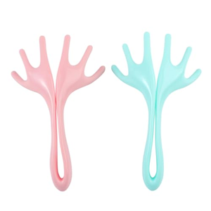 เครื่องนวดศีรษะพลาสติกแบบมือถือ ช่วยผ่อนคลาย บรรเทาความเครียด กระตุ้นการไหลเวียนโลหิต - Product Image 1