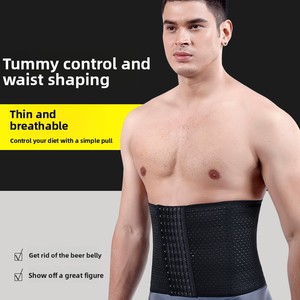 <span class=keywords><strong>Ceinture</strong></span> <span class=keywords><strong>abdominale</strong></span> en polyester pour <span class=keywords><strong>homme</strong></span>, soutien lombaire, sous-vêtement amincissant et gainant pour le fitness - Product Image 2