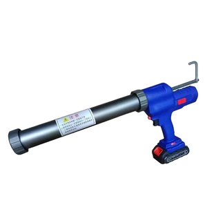 Pistola de calafateo eléctrica de grado industrial con batería de 21V, 300ml/600ml, con 2 cartuchos de baterías de litio y sellador de salchichas para coches - Product Image 2