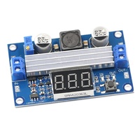 Module élévateur de tension DC-DC haute puissance réglable, entrée 5V, sortie 3.0~35V vers 3.5~35V, 100W avec affichage numérique de la tension