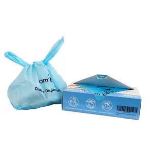 Umwelt freundliche Einweg-Duftduft billige Baby kleine Windel Tasche Windel Kunststoff Müll Müll Windel Kunststoff Entsorgungs tasche