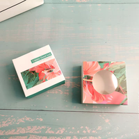 Boîtes cadeaux personnalisées en papier savon laminé brillant avec fenêtre découpée Boîte de présentation de produit fait main savon transparent