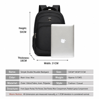 Mochila Deportiva, Informal, con Patrón Geométrico, para Estudiantes, de Poliéster, Gran Capacidad, Impermeable, para Viajes, para Portátil