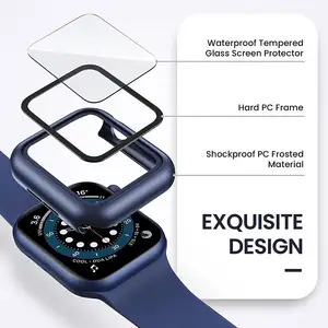 X420 capa protetora de tela, proteção de tela para apple watch 38mm 40mm 42mm 44mm 45mm e protetor de tela para apple watch 8 7 6 5 4 3 se