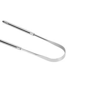 <span class=keywords><strong>Toocare</strong></span> étui de voyage grattoir à langue en acier inoxydable 100% facile à utiliser soins bucco-dentaires hygiène adultes traitement de la mauvaise haleine - Product Image 3