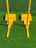 Penjualan Langsung Pabrik Standar Champion Grade Cast Iron Counterweight Base Pulley Tiang Bulu Tangkis yang Dapat Dipindahkan
