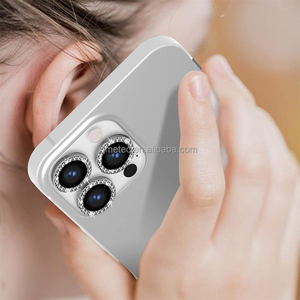 Protection d'Objectif Diamant en Verre Trempé pour Appareil Photo Téléphone Mobile pour <span class=keywords><strong>iPhone</strong></span> 14 Pro <span class=keywords><strong>Max</strong></span> 15 16 17 air - Product Image 6