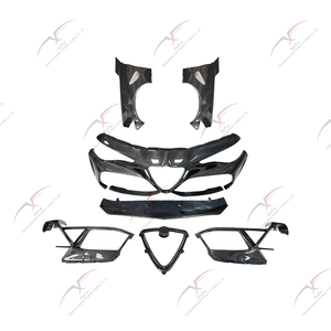 Kit Carrozzeria Stile Wide Body in Fibra di Carbonio, <span class=keywords><strong>Paraurti</strong></span> Anteriore e <span class=keywords><strong>Parafango</strong></span> Adatti per Aggiornamento Alfa Romeo Giulia - Product Image 2
