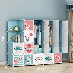 Jeu de rangement pour jouets chambre à coucher, <span class=keywords><strong>Amazon</strong></span>, Cube en plastique Abs Portable pour enfants, nouveau modèle - Product Image 3