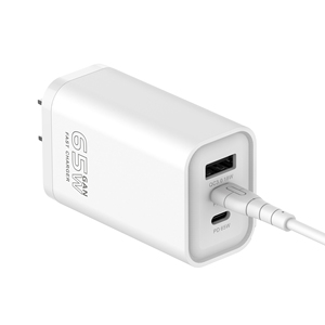 Cargador de teléfono móvil GaN de 65W <span class=keywords><strong>para</strong></span> <span class=keywords><strong>iPhone</strong></span> 17 Pro, superventas, enchufe de EE. UU. con puerto C y enchufe de la UE de EE. UU. - Product Image 2