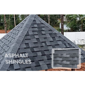 Bardeaux d'asphalte à base de fibre de verre imperméables de Chine Feuille de toit épaisse résistant à la chaleur et au feu pour maisons, centres de villégiature et bâtiments - Product Image 1