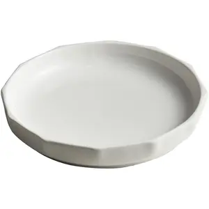 Estilo Nórdico Personalizado Cor Matte Vidrados Ceram Salada Bife Placas Porcelana Prato Profundo Louça Prato De Jantar Prato