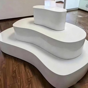 Central Flowing Display <b>Platform</b>, Shoes Bags Accessories Display Cabinet for Clothing Shoe & Flower Boutique - Product Image 3