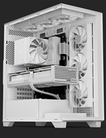 Refroidisseur d'air pour processeur HDT à double tour avec 6 caloducs, ventilateur silencieux PWM de 120 mm sans éclairage RGB, dissipateur thermique pour AMD AM5 Intel LGA 1851 1700