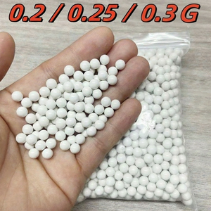 Billes en plastique dur à faible coût de 5,95 mm, lestées de 0,2 g, 0,25 g, 0,3 g, en POM - Product Image 1