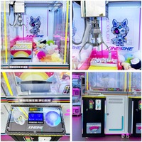 Mini machine à griffes de table pour un joueur, amusante, à monnayeur, avec imprimés numériques, pour bonbons et pousse-pièces, vente directe usine