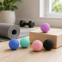 Bola Pijat Berduri TPE Kepadatan Tinggi untuk Pelepasan Myofascial, Relaksasi Otot, dan Pemulihan Kebugaran