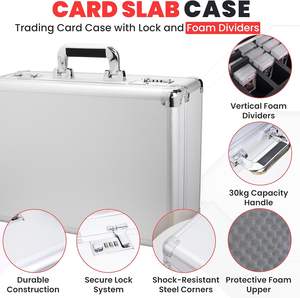 Caja de almacenamiento de tarjetas graduada compatible con 120 + CSG, BGS, SGC Graded Sports Trading Cards Amulimum sutomized case - Product Image 5