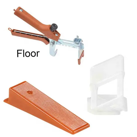 Clips and Wedges Ceramic Tile Leveling System Spacer