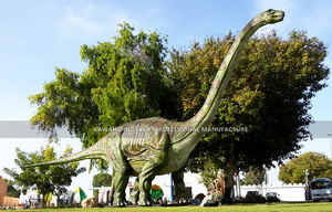 Modèle animatronique de dinosaure géant à long cou grandeur nature de 20 mètres pour équipement de parc à thème, à vendre - Product Image 2
