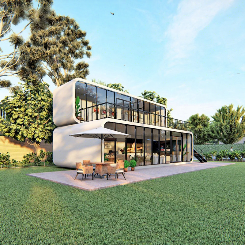 Space Capsule House Luxury Prefab Hotel