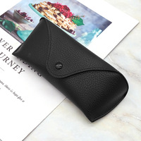 Étui à lunettes en cuir PU, étui à lunettes de soleil, étui à lunettes, boîte de rangement pour lunettes, étui à lunettes portable, 2023