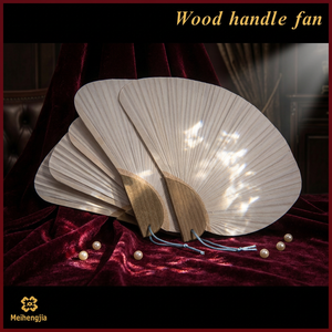 Le Plus Récent vente chaude Couteaux en <span class=keywords><strong>bois</strong></span> main blanc papier Corée ventilateur - Product Image 1