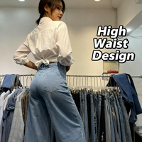 Jean en denim personnalisé pour femme, sexy, brodé, entièrement orné de cristaux, motif galaxie, écologique, décontracté, hiver, taille mi-haute, coupe large, style vintage