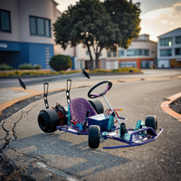 Kart électrique de drift ultra-rapide pour adultes, moteur 3000W, double freinage, châssis XL, certifié EPA, buggy pour usage extérieur, 35V 4x4