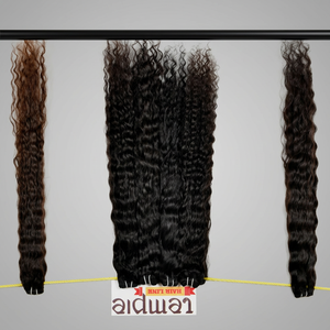 Venta al por mayor barato negro Color Natural indio pelo tejido cutícula alineada 8A grado onda y rizo estilos para mujeres cabello humano - Product Image 1
