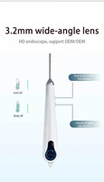 Endoscope ENT avec écran HD de 10 pouces, caméra de 3,9 mm, otoscope pour l'inspection des oreilles, du nez et de la gorge, avec batterie rechargeable